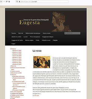 [Translate to English:] Site web revue Eugesta